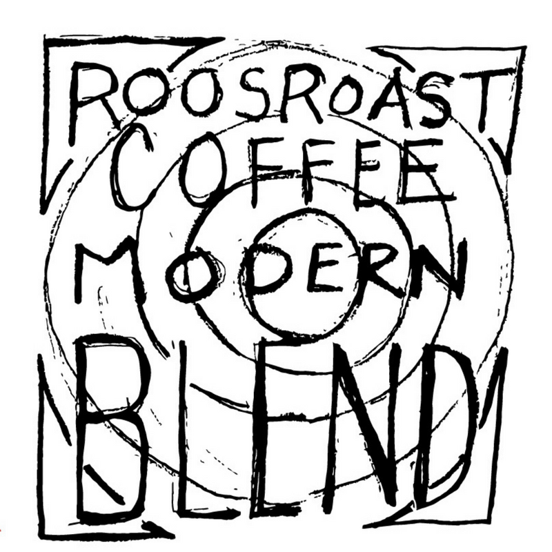 original modern blend logo by John Roos