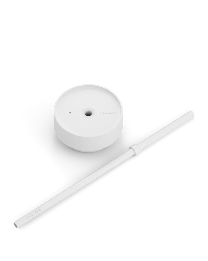 white straw lid fellow
