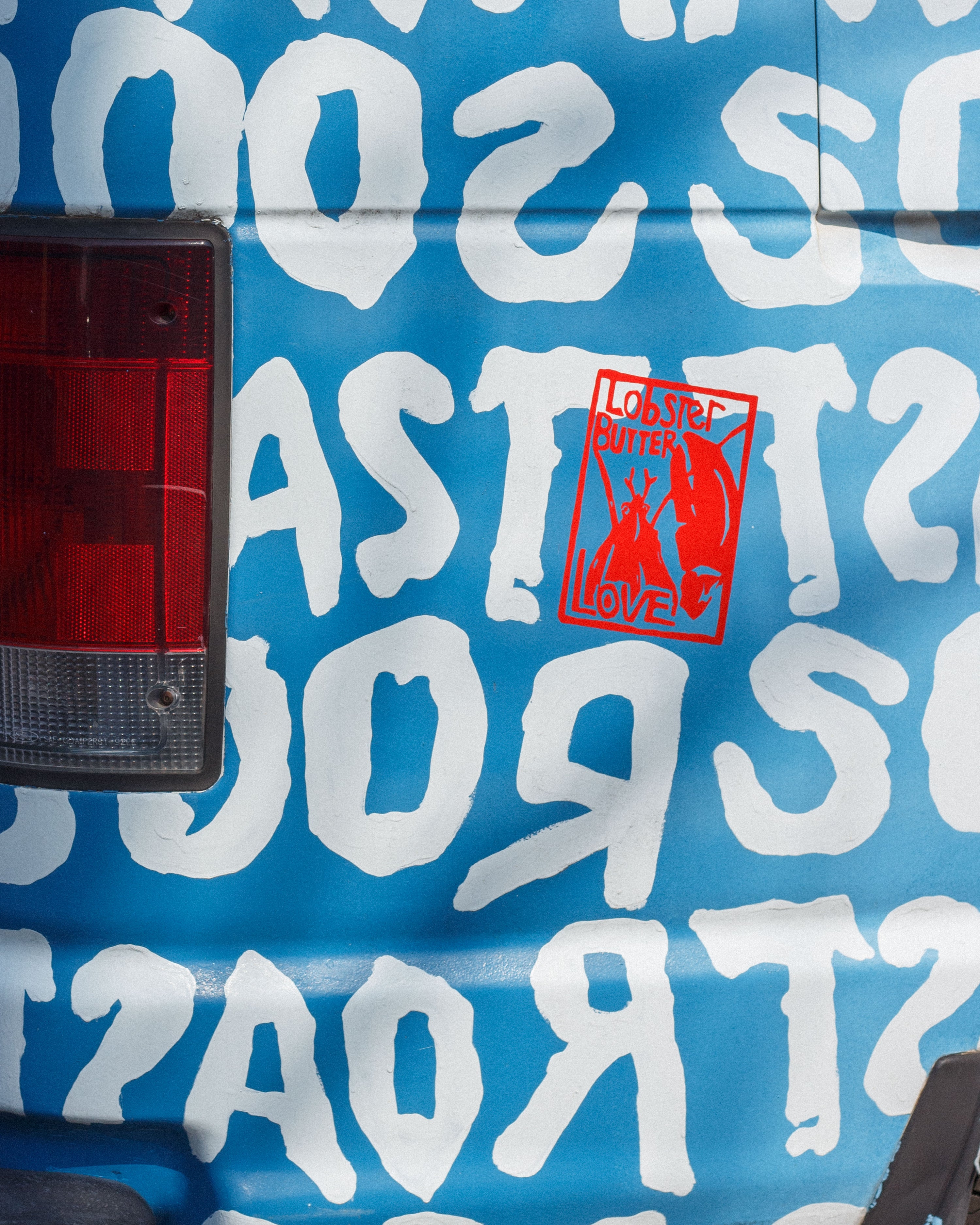 Lobster Butter Love Vinyl Bumper Sticker