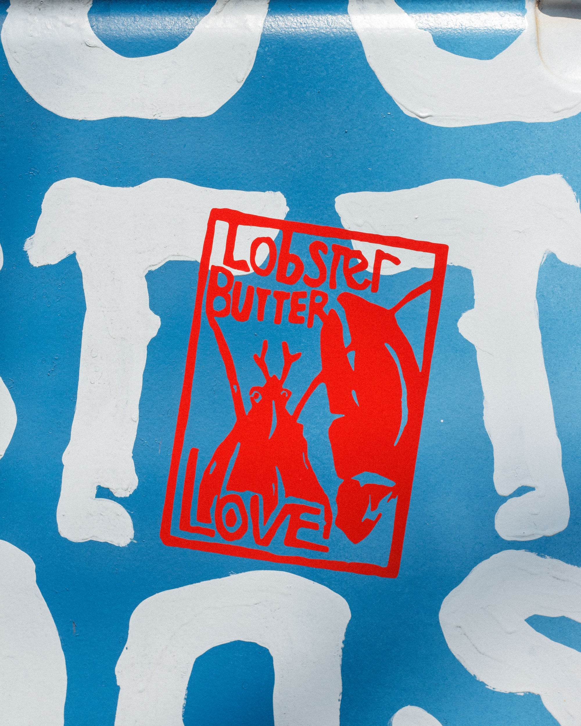 Lobster Butter Love Vinyl Bumper Sticker