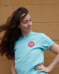 CHALKY BLUE LOGO SHIRT