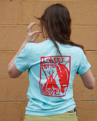 BACK OF CHALKY BLUE SHIRT LOBSTER