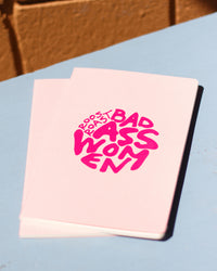 Pink Badass Lined Journal