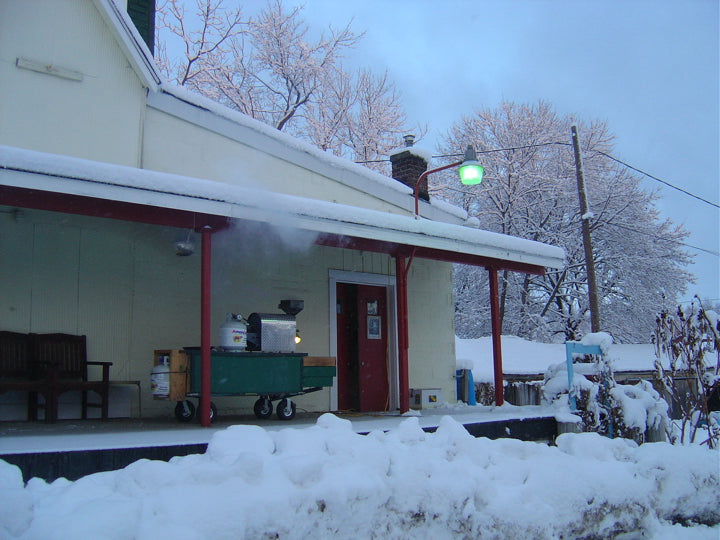 the yellow barn