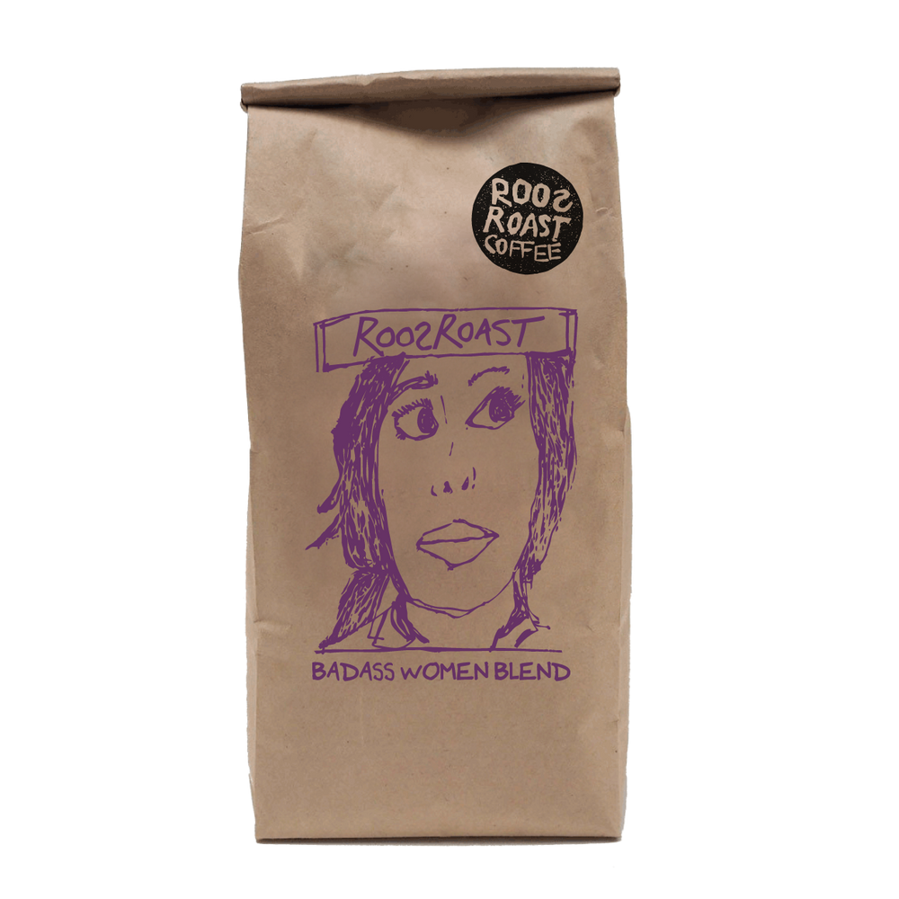 bad ass women blend coffee bag