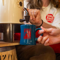 spruce blue diner mug