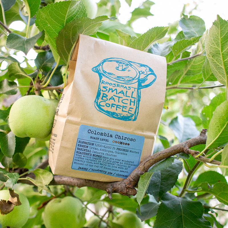 colombia chiroso coffee by roosroast coffee