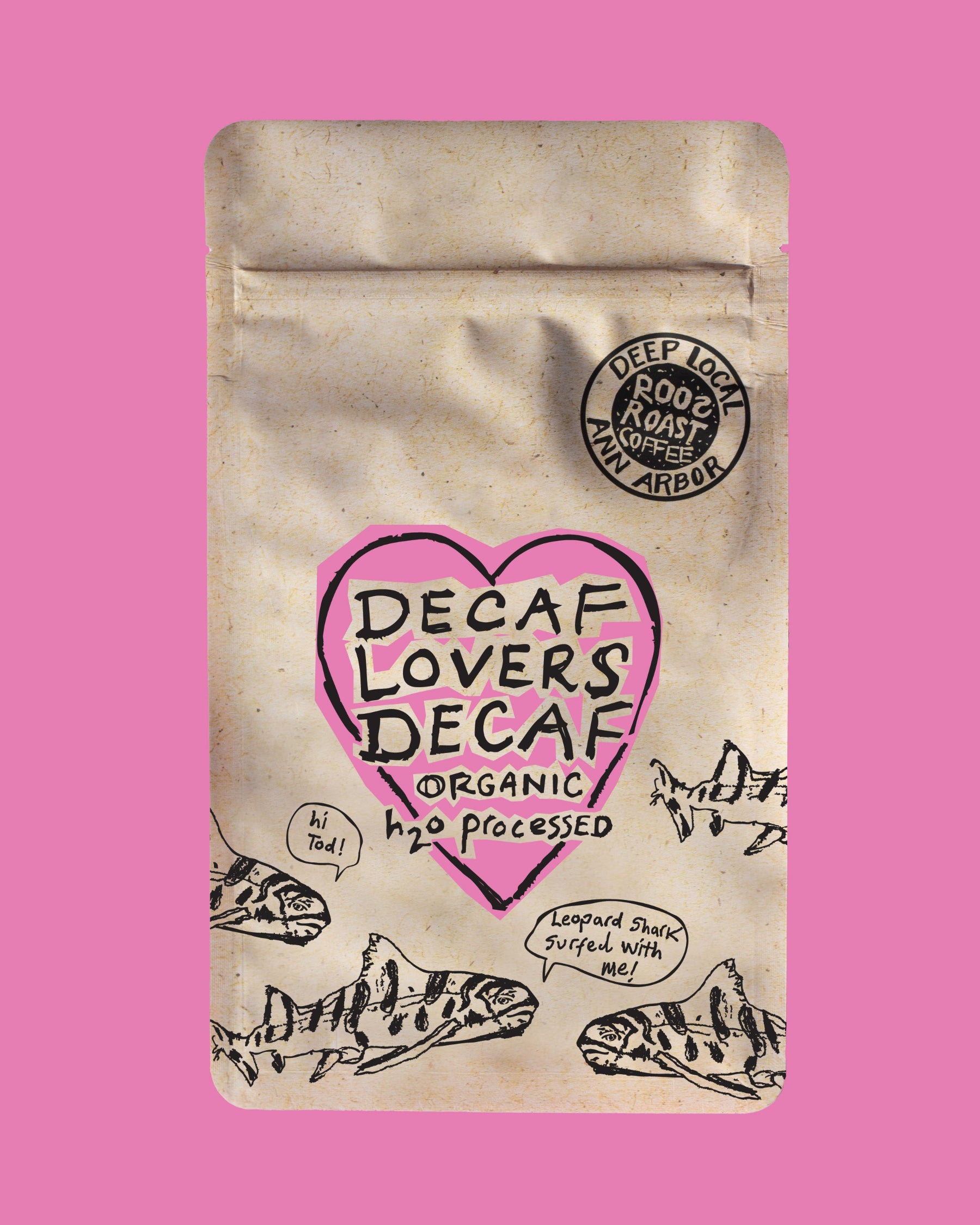 Decaf Lobster Butter Love Coffee Beans from Deep Local Ann Arbor