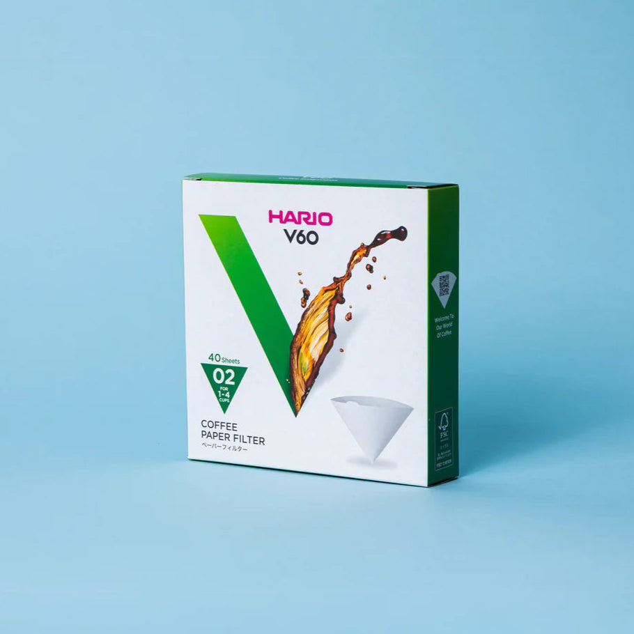Hario V60 Filters Size 02; 100 pack in box