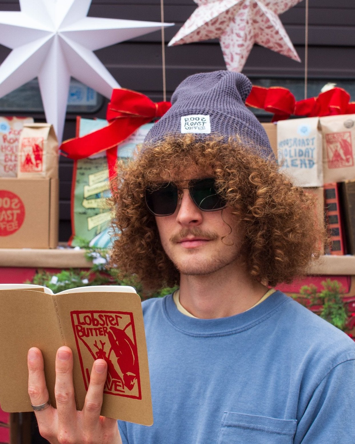 RoosRoast Waffle Knit Beanie