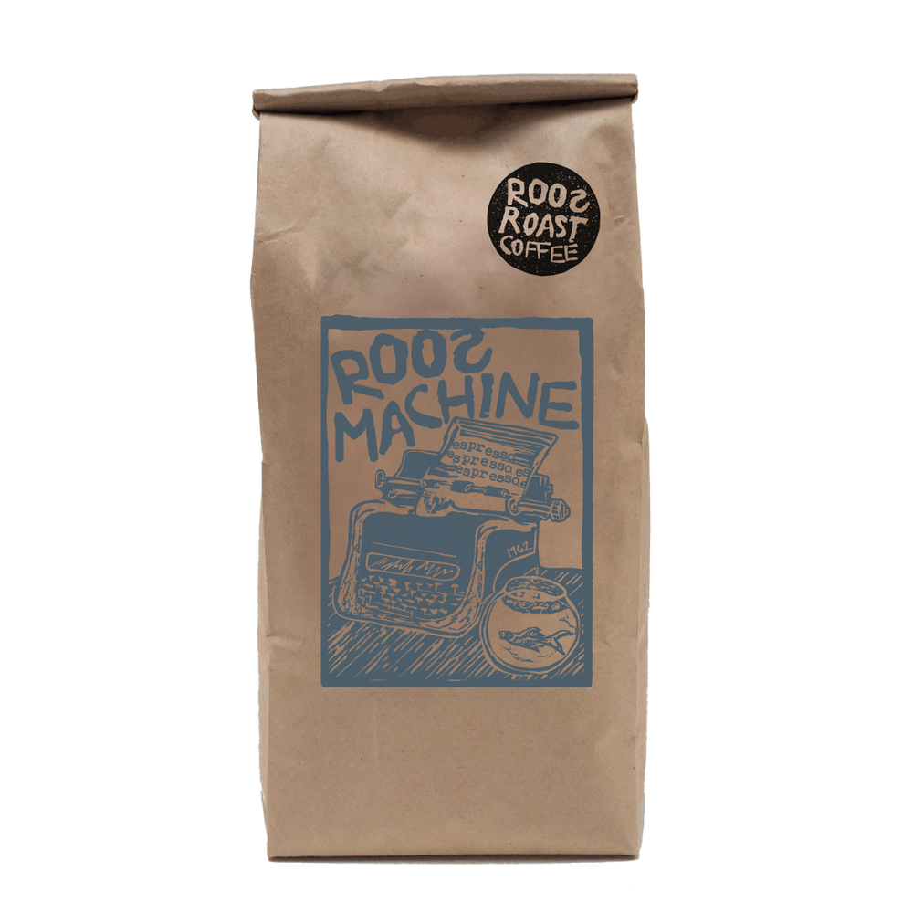 roos machine coffee bag