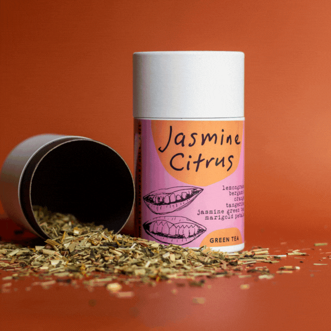 jasmine citrus tea tube gif