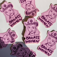 Badass Women Sticker