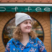 grey beanie by roosroast